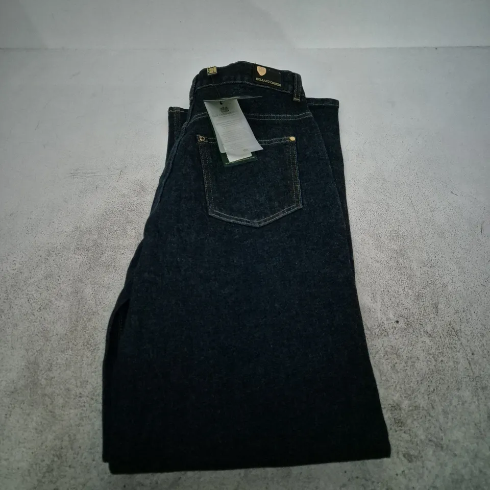 HOLLAND COOPER CLASSIC STRAIGHT JEANS – UK 10 (10R), DEEP INDIGO