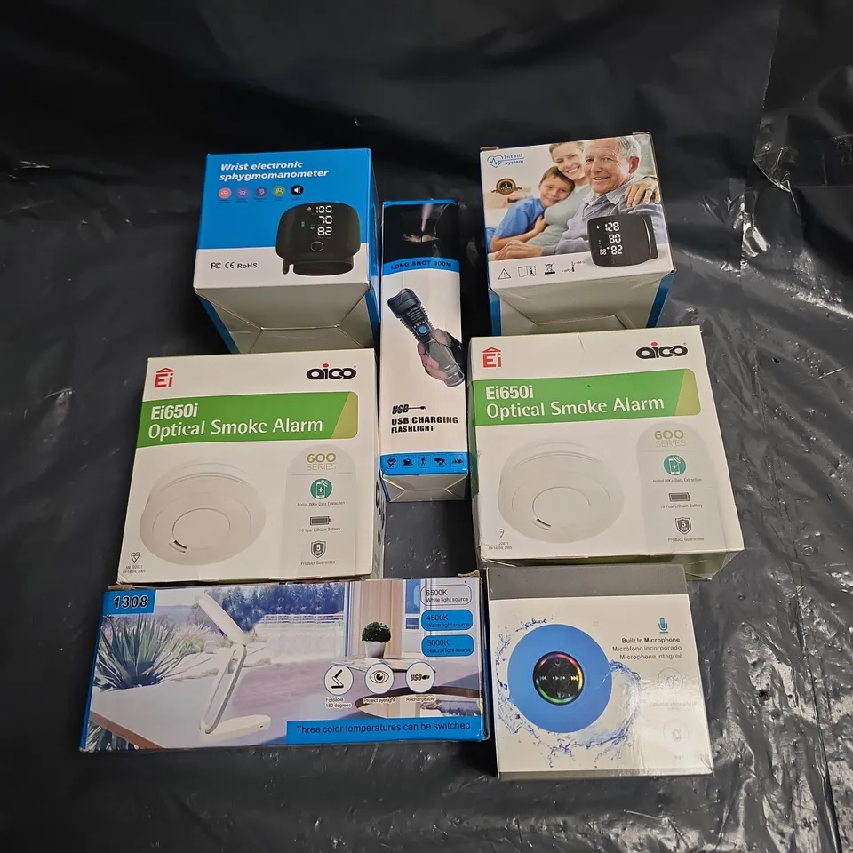ASSORTED ELECTRICAL PRODUCTS TO INCLUDE; EI650I OPTICAL SMOKE ALARM (2 BOXES) – HOME SAFETY & AUTOMATION
