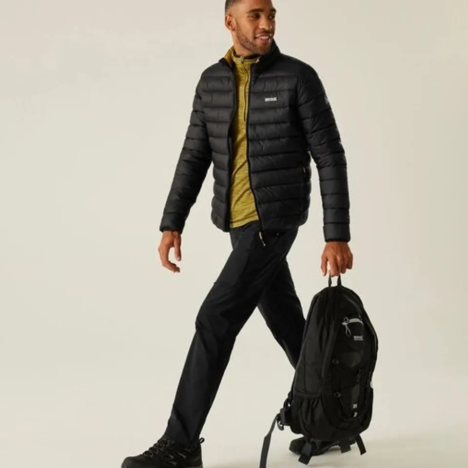 BRAND NEW REGATTA MEN'S MARIZION PADDED JACKET BLACK SIZE XL