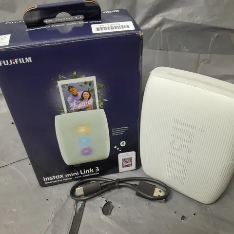 BOXED FUJIFILM INSTAX MINI LINK 3 WIRELESS SMARTPHONE PHOTO PRINTER 