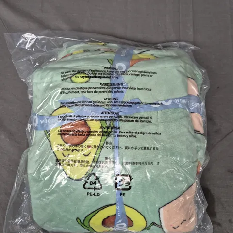 SEALED OODIE ADULT OVERSIZED HOODED BLANKET - AVOCADO