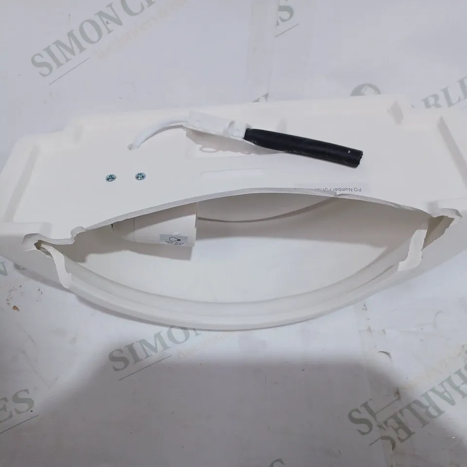 JOHN LEWIS CURVE CERAMIC WALL LIGHT - COLLECTION ONLY