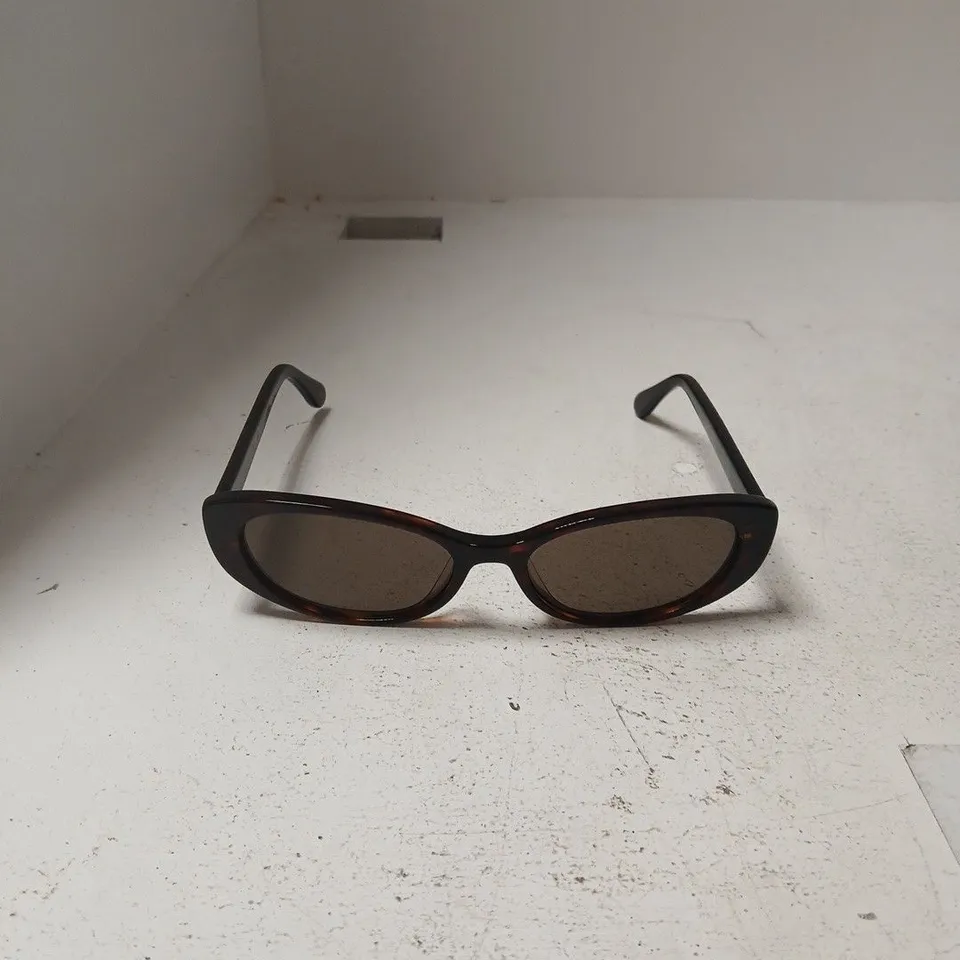 PRAGNELL BROWN LEATHER WALLET AND TORTOISESHELL SUNGLASSES