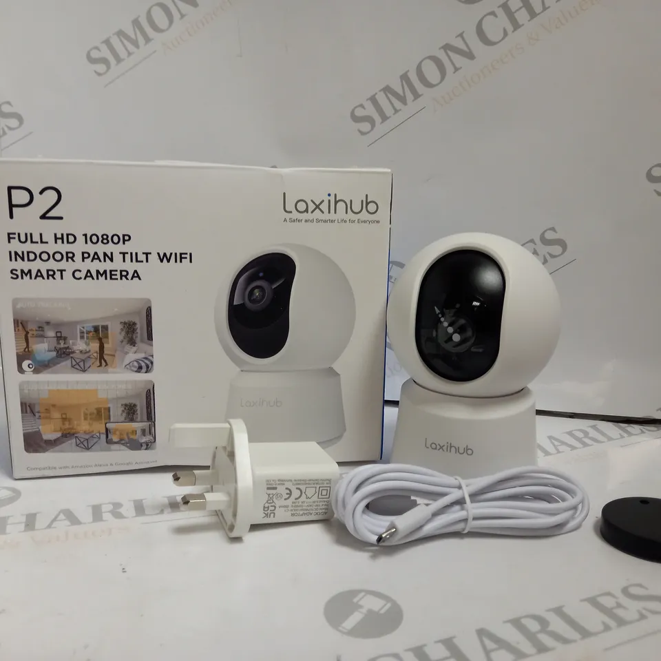 LAXIHUB P2 FULL HD1080P INDOOR PAN TILT WIFI SMART CAMERA 