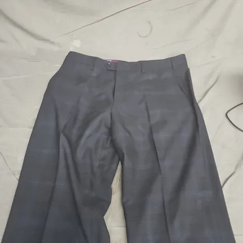 MOSS BROS MEN'S SUIT TROUSERS - CHARCOAL GREY, UK 36R