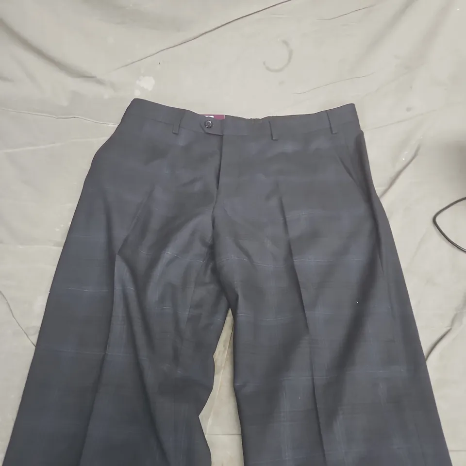 MOSS BROS MEN'S SUIT TROUSERS - CHARCOAL GREY, UK 36R