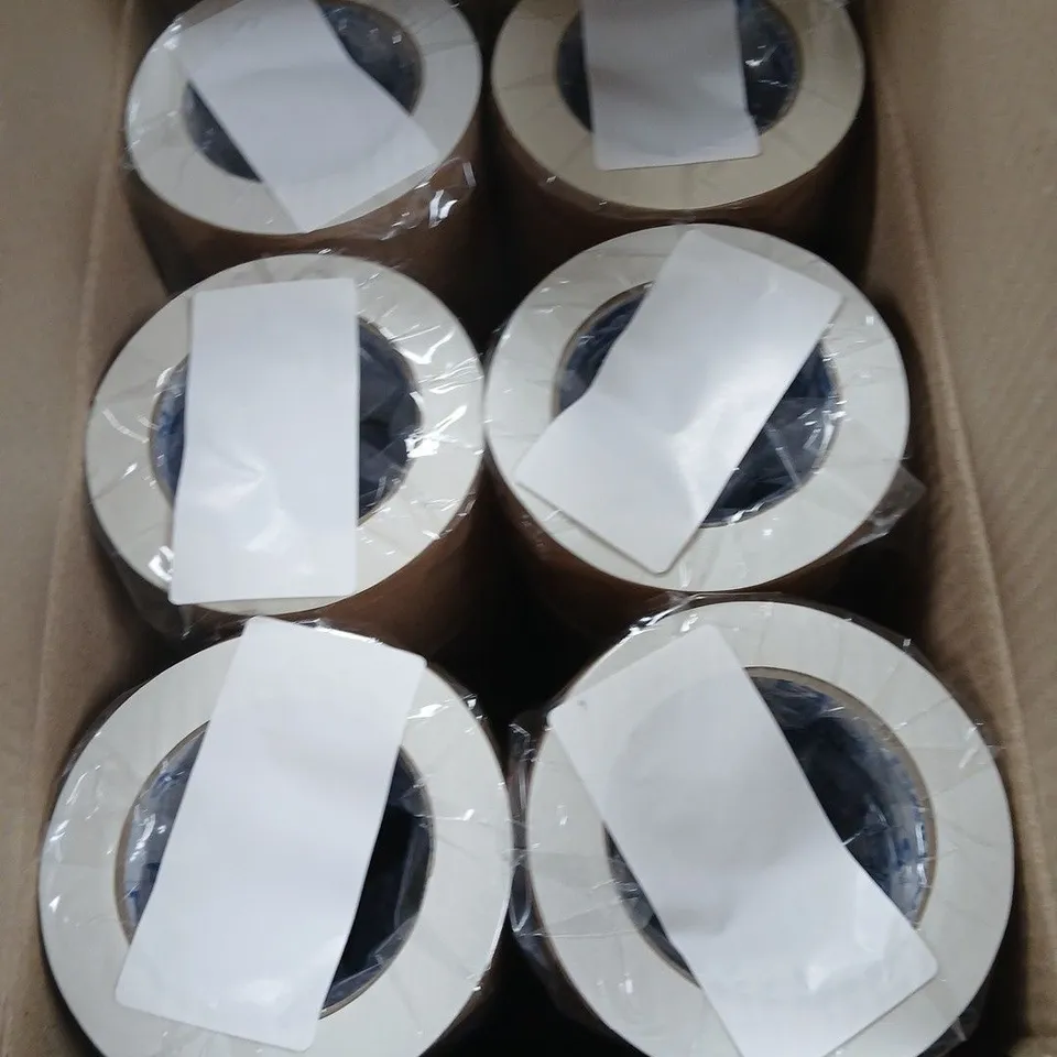 BOXBOND S72 SELF-ADHESIVE SEMI-CREPE PAPER TAPE, 72MM X 50M – 24 ROLLS