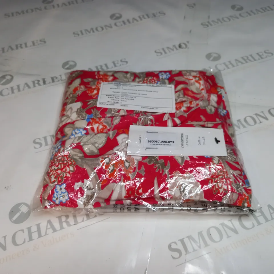 BAGGED FRENCH CONNECTION BLOSSOM MEADOW JERSEY SIZE 8
