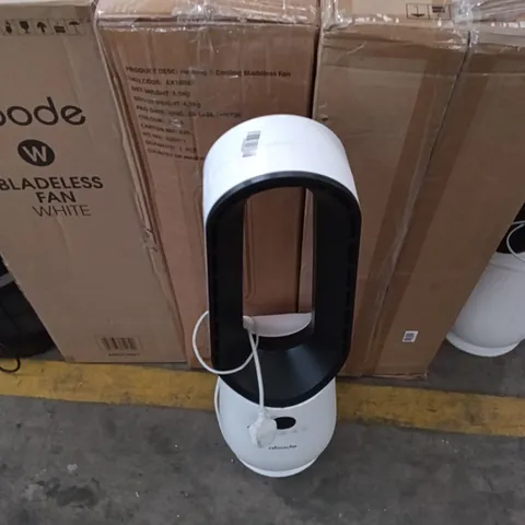 UNBOXED ABODE ABLDL2001, BLADELESS FAN IN WHITE