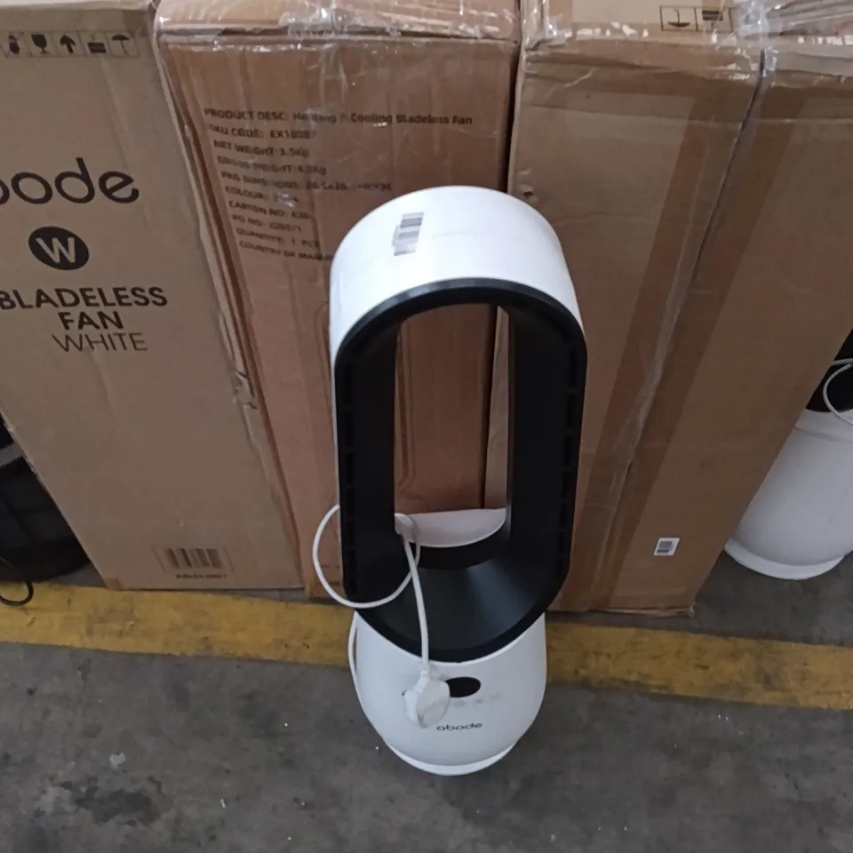 UNBOXED ABODE ABLDL2001, BLADELESS FAN IN WHITE