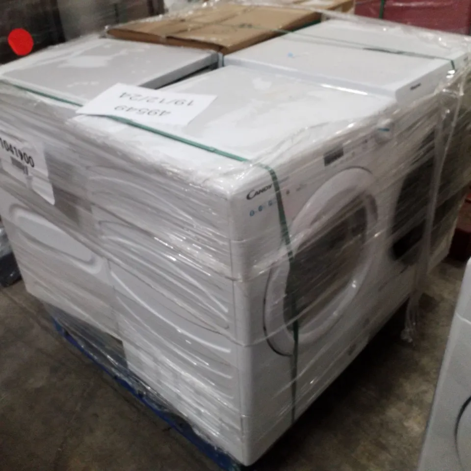 PALLET OF APPROXIMATELY 4 UNPROCESSED RAW RETURN WHITE GOODS TO INCLUDE;