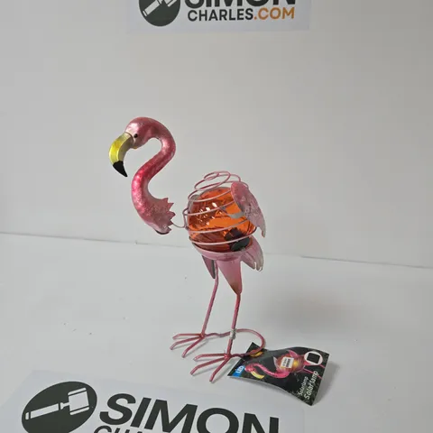 FLAMINGO SOLAR LAMP β PINK LED GARDEN ORNAMENT
