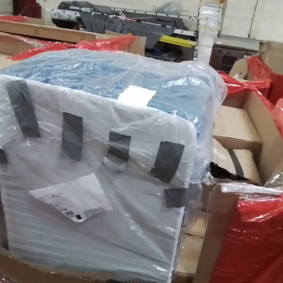 PALLET OF ASSORTED HOUSEHOLD GOODS AND PRODUCTS TO INCLUDE;PIZZA MAKER,AQUARIUM LED LIGHT,FUN PLAY PEDAL PIANO 