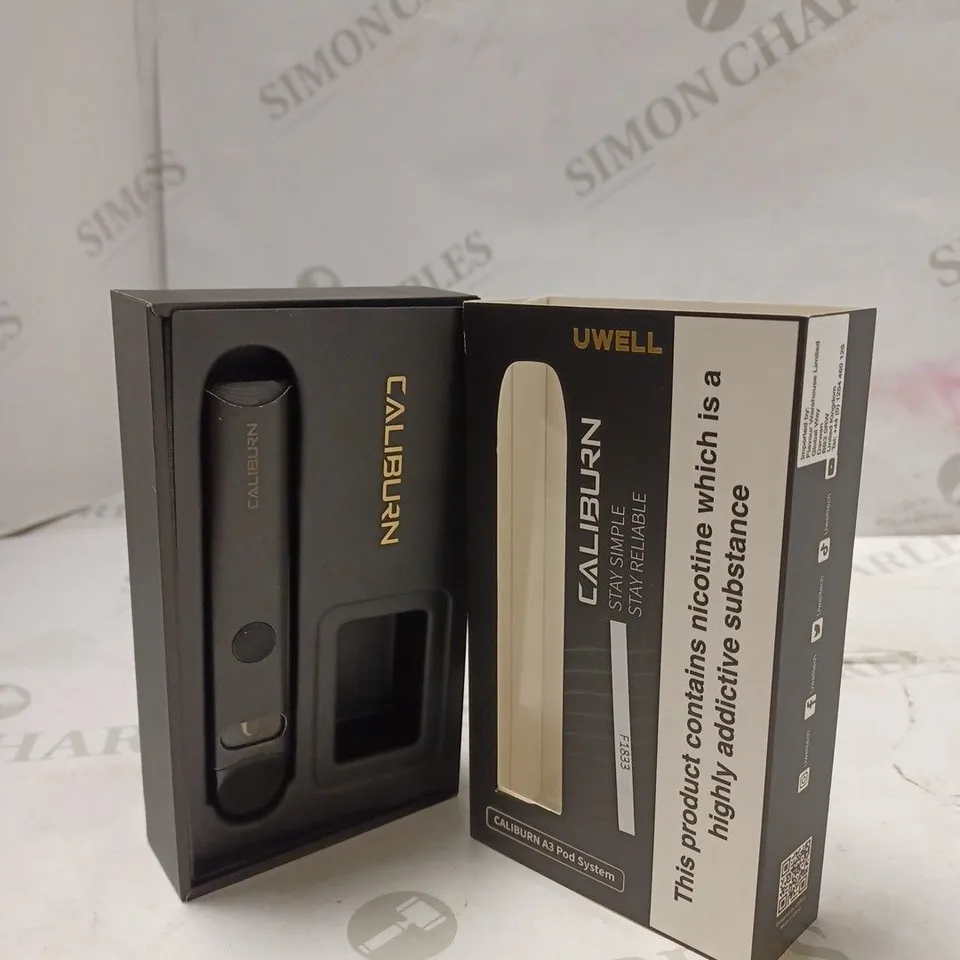 BOXED CALIBURN A3 POD SYSTEM - BLACK. 