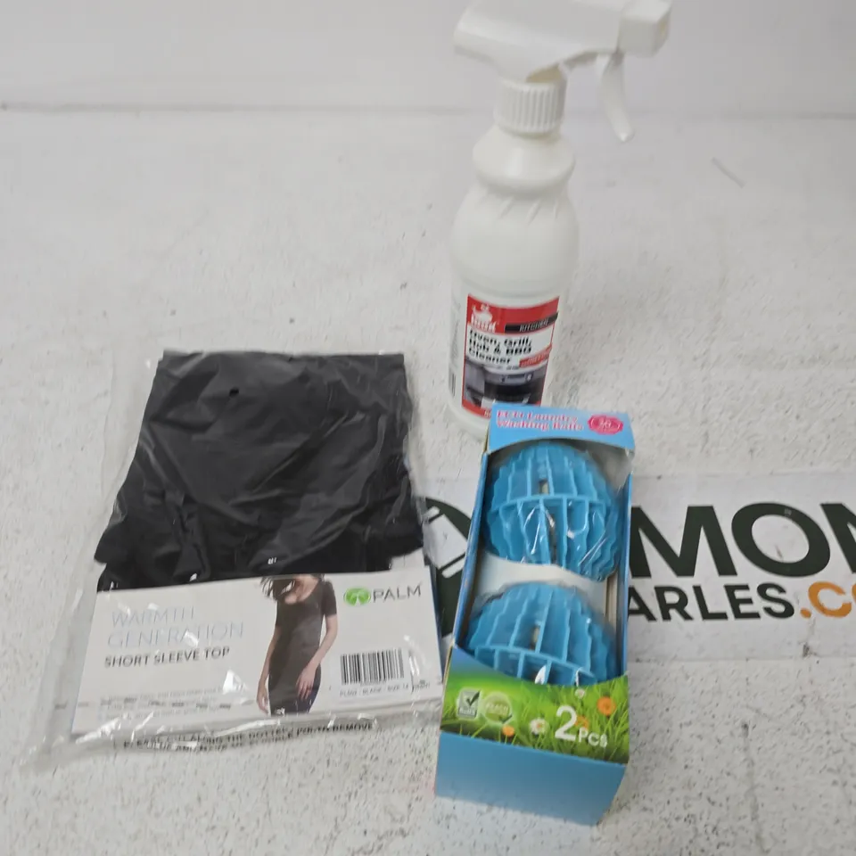 APPROXIMATELY 10 ASSORTED HOUSEHOLD PRODUCTS TO INCLUDE LAUNDRY BALLS, HOB CLEANER, ROOT KILLER ETC