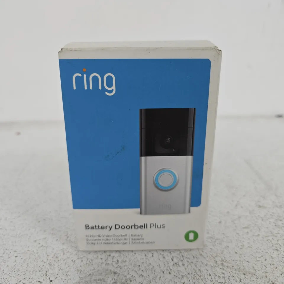 SEALED RING BATTERY DOORBELL PLUS