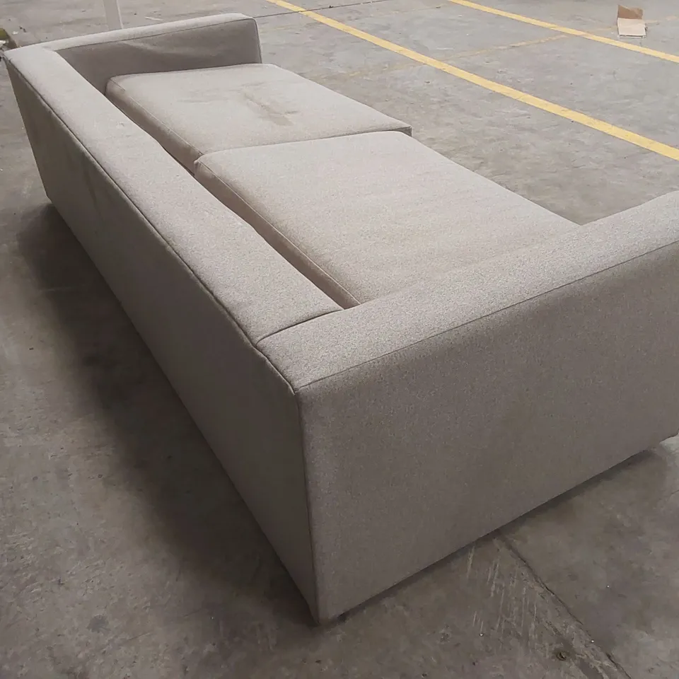 QUALITY DESIGNER LARGE 4 SEATER FABRIC UPHOLSTERED SOFA BED 