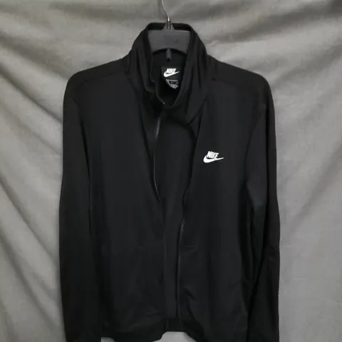 NIKE BLACK ZIP-UP JACKET, UK S