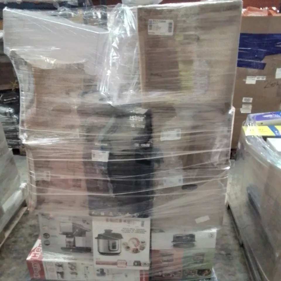 PALLET OF APPROXIMATELY 20 UNPROCESSED RAW RETURN HOUSEHOLD AND ELECTRICAL GOODS TO INCLUDE;