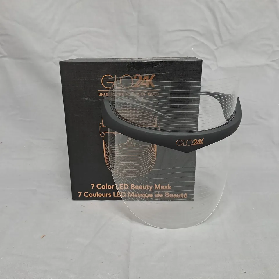 GLO24K 7-COLOUR LED BEAUTY MASK