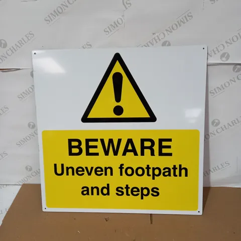 BEWARE SAFETY SIGN 50X50CM