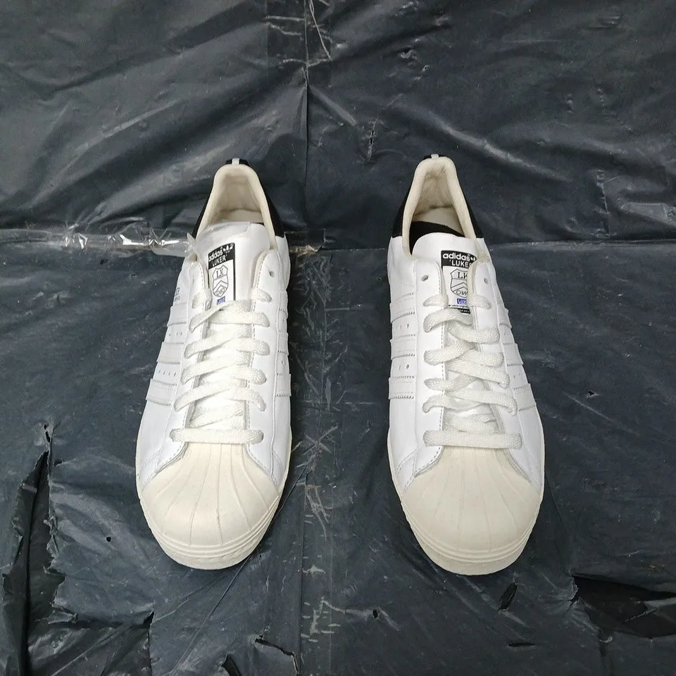 UNBOXED PAIR OF ADIDAS LUKER BY THE NEIGHBOURHOOD WHITE UK 9