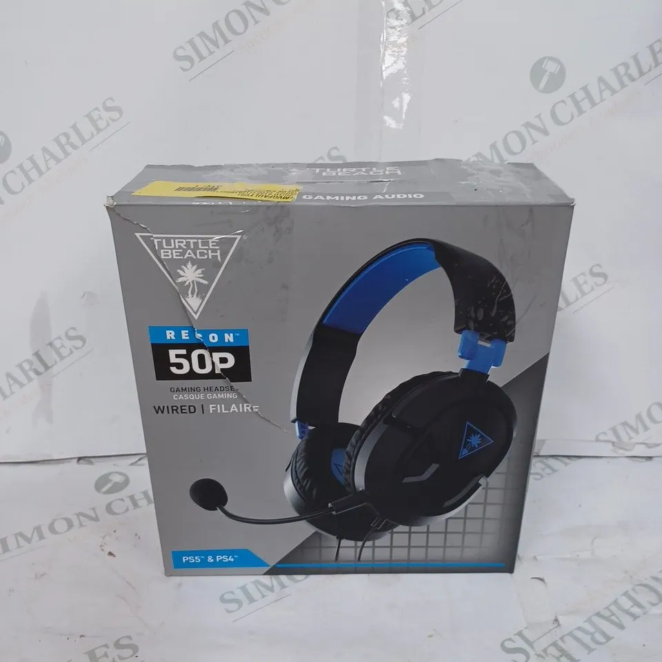 TURTLE BEACH RECON 50P WIRED PS4/PS5 GAMING HEADSET 