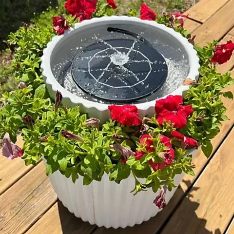 SFIXX SOLAR WATER FOUNTAIN WITH REMOTE