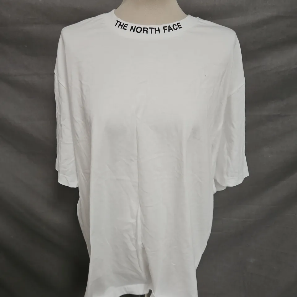 THE NORTH FACE MENS SHORT SLEEVE ZUMU RELAXED TEE IN WHITE SIZE XL