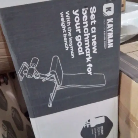 BOXED KAYMAN ADJUSTABLE WEIGHT BENCH
