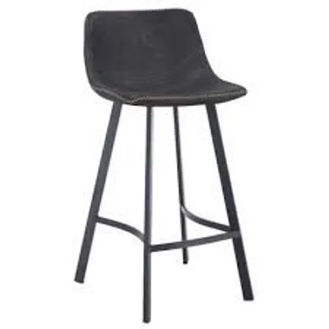BOXED BANAZ 66.00CM STOOL - BLACK (1 BOX)