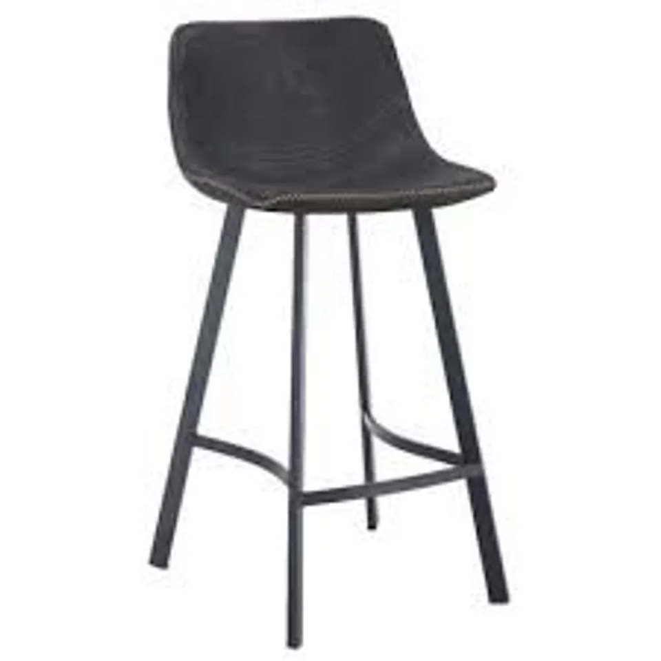 BOXED BANAZ 66.00CM STOOL - BLACK (1 BOX)