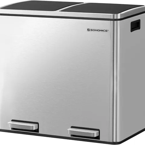 BOXED SONGMICS 2 X 6.3-GALLON DUAL RUBBISH BIN