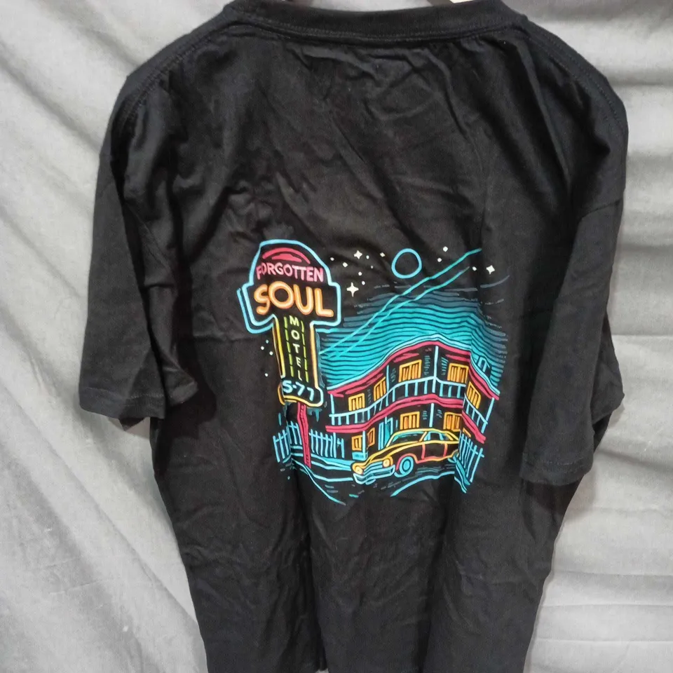 FORGOTTEN SOUL T-SHIRT – BLACK – EXTRA LARGE 