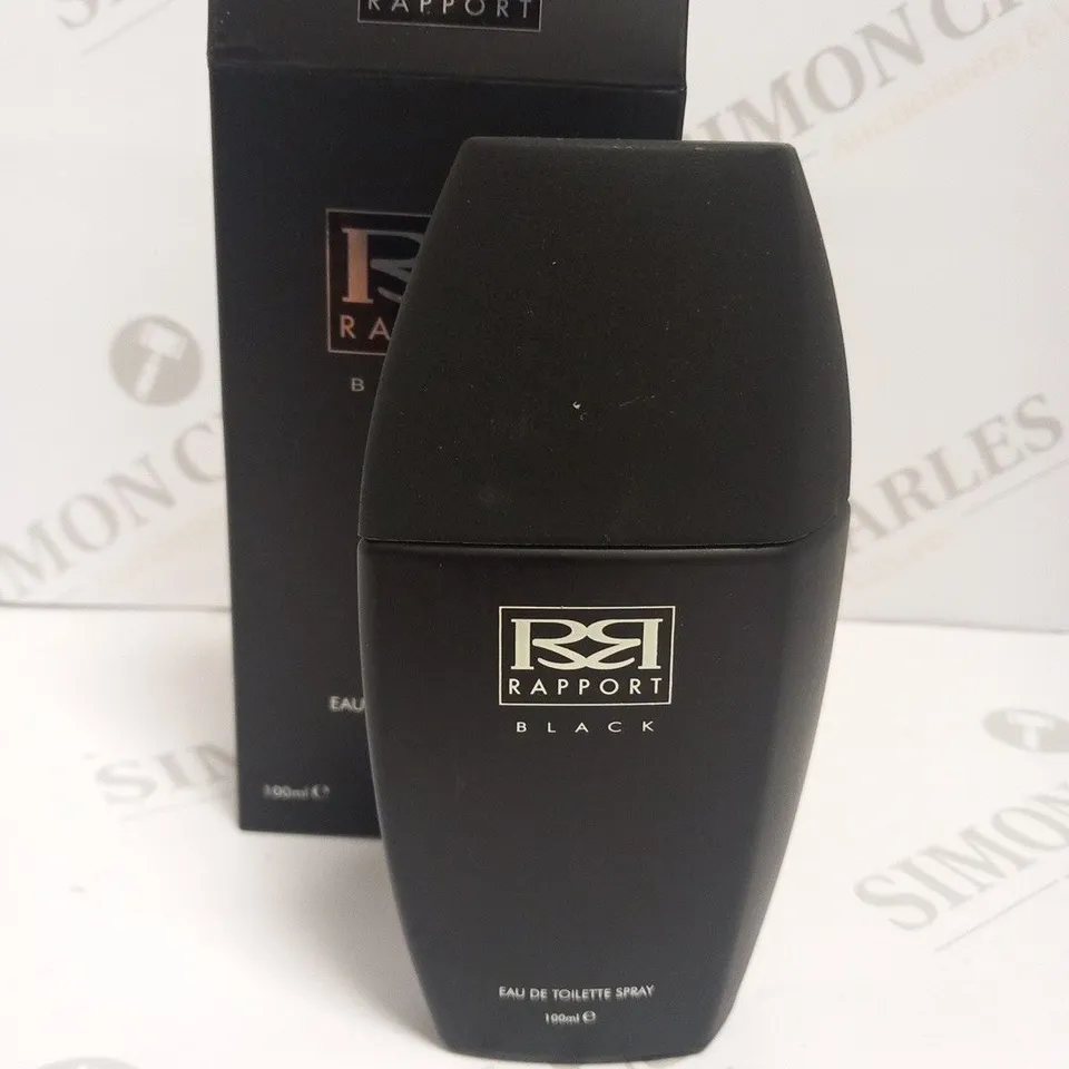 BOXED RAPPORT BLACK EAU DE TOILETTE 100ML