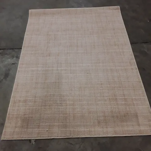 BEIGE FLATWOVEN RUG - 167 X 120 APPROX