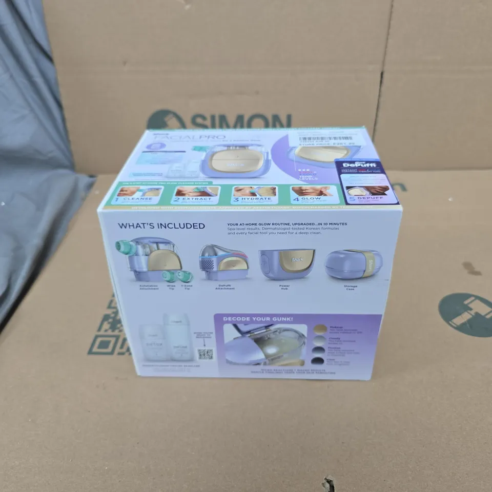 SHARK FACIALPRO GLOW GLOW-BOOSTING AT-HOME FACIAL SYSTEM