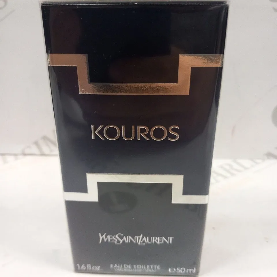 BOXED AND SEALED YVES SAINT LAURENT "KOUROS" EAU DE TOILETTE SPRAY 50ML 