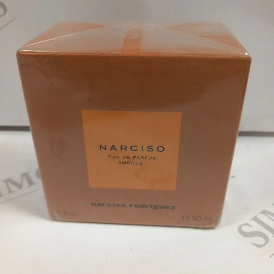 BOXED AND SEALED NARCISO RODRIGUEZ EAU DE PARFUM AMBREE 90ML 