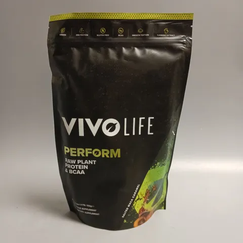 VIVOLIVE RAW PLANT PROTEIN & BCAA IN SALTED MACA CARAMEL 532G