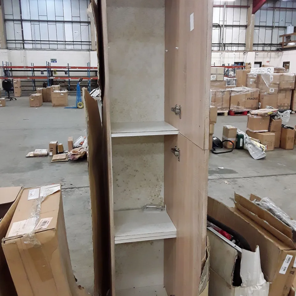 BRAND NEW SIENNA OAK BACK TO WALL TOILET UNIT  