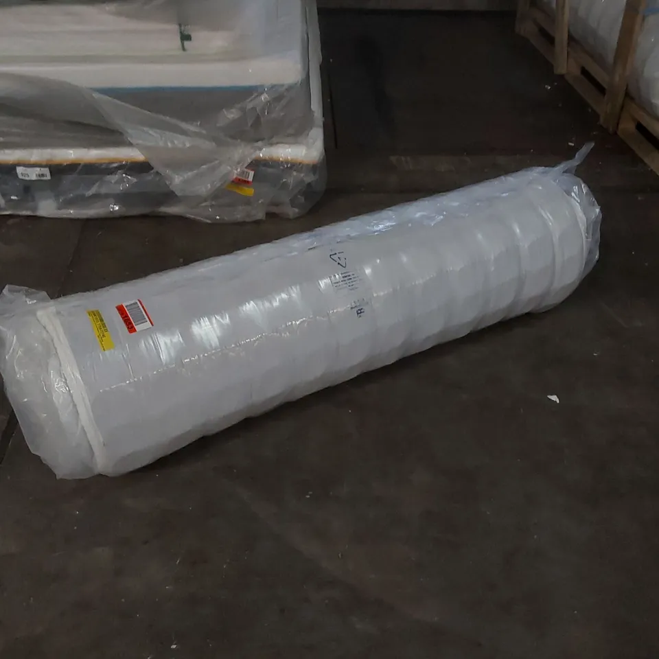 QUALITY BAGGED AND ROLLED OVERLY SERENITY HYBRID COIL AND MEMORY FOAM MATTRESS - 4'6 DOUBLE