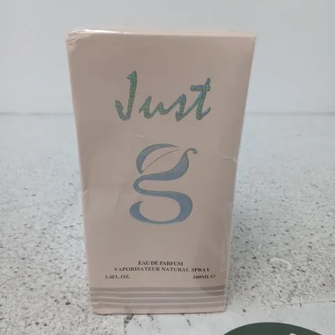 BOXED AND SEALED JUST G EAU DE PARFUM 100ML