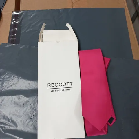 RBOCOTT MEN TIE COLLECTION – PINK TIE IN WHITE BOX