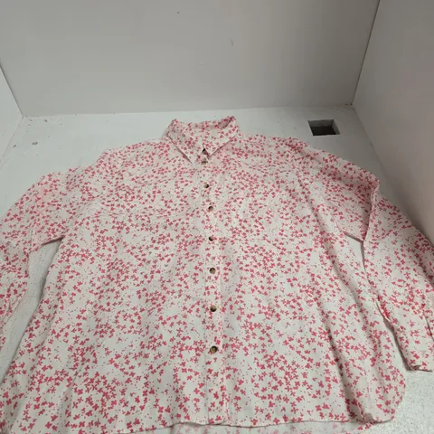 M&S PURE LINEN FLORAL SHIRT β WOMEN'S, UK 16 (EU 44)