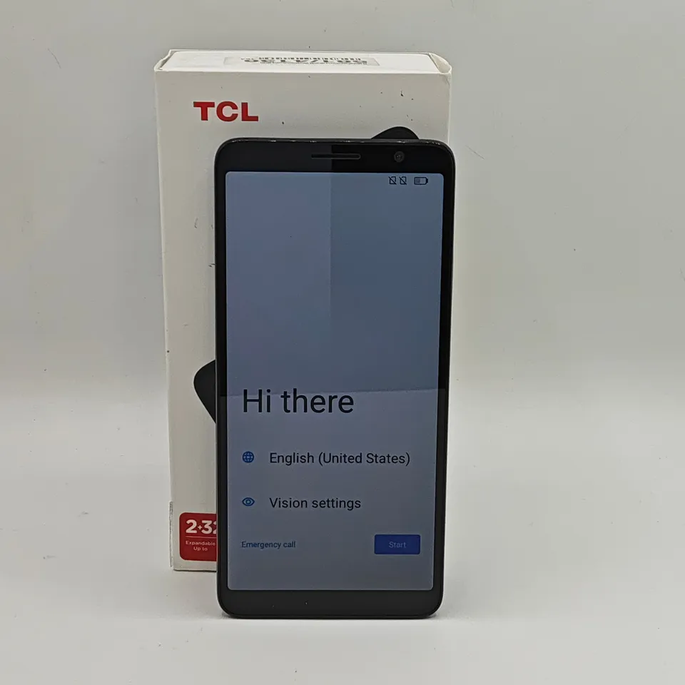 BOXED TCL 501 2/32GB IN BLACK - T433D