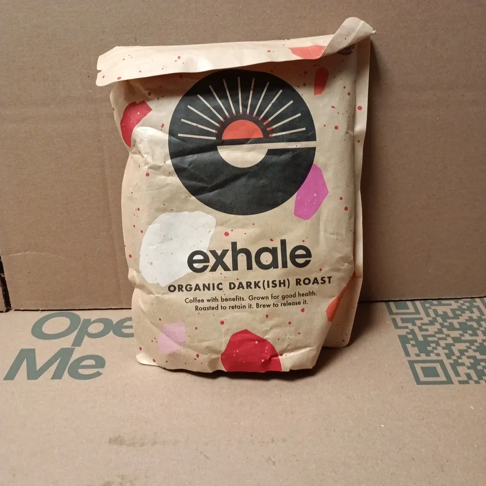 EXHALE COFFEE ORGANIC DARK(ISH) ROAST 450G