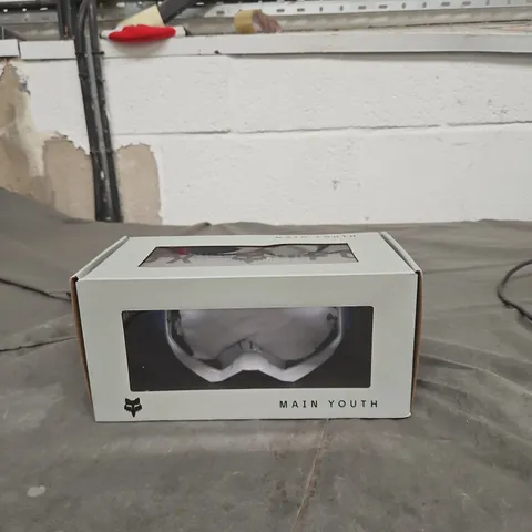 FOX MAIN YOUTH PERFORMANCE GOGGLES – WHITE FRAME