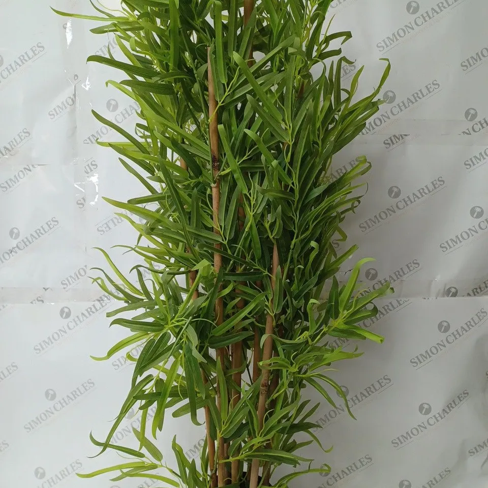 POTTED FAUX BAMBOO PLANT DECORATION