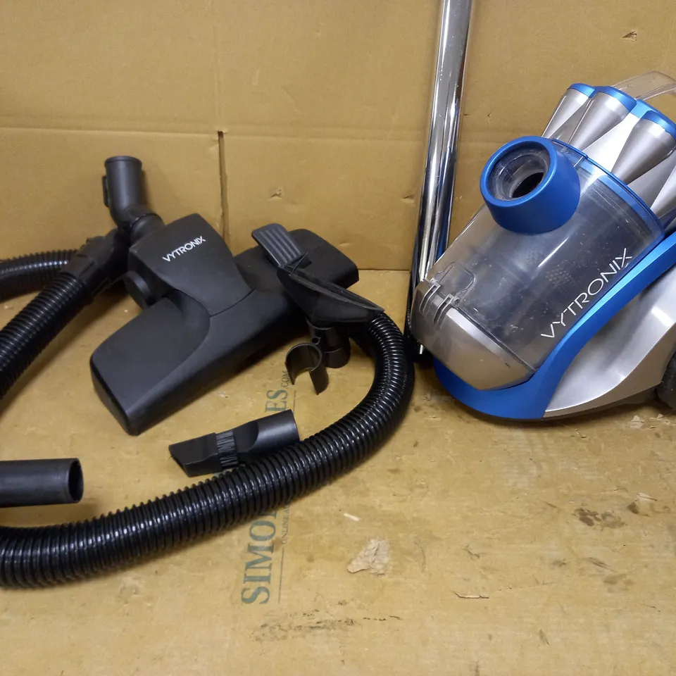 VYTRONIX CYL01 POWERFUL COMPACT CYCLONIC BAGLESS CYLINDER VACUUM CLEANER
